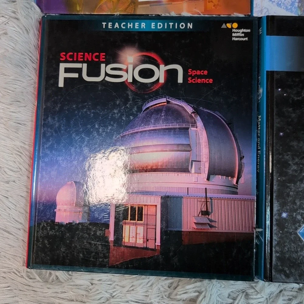 Lot‎ Of 6 Science Fusion Teacher Edition Houghton Mifflin Hardcover Homeschool